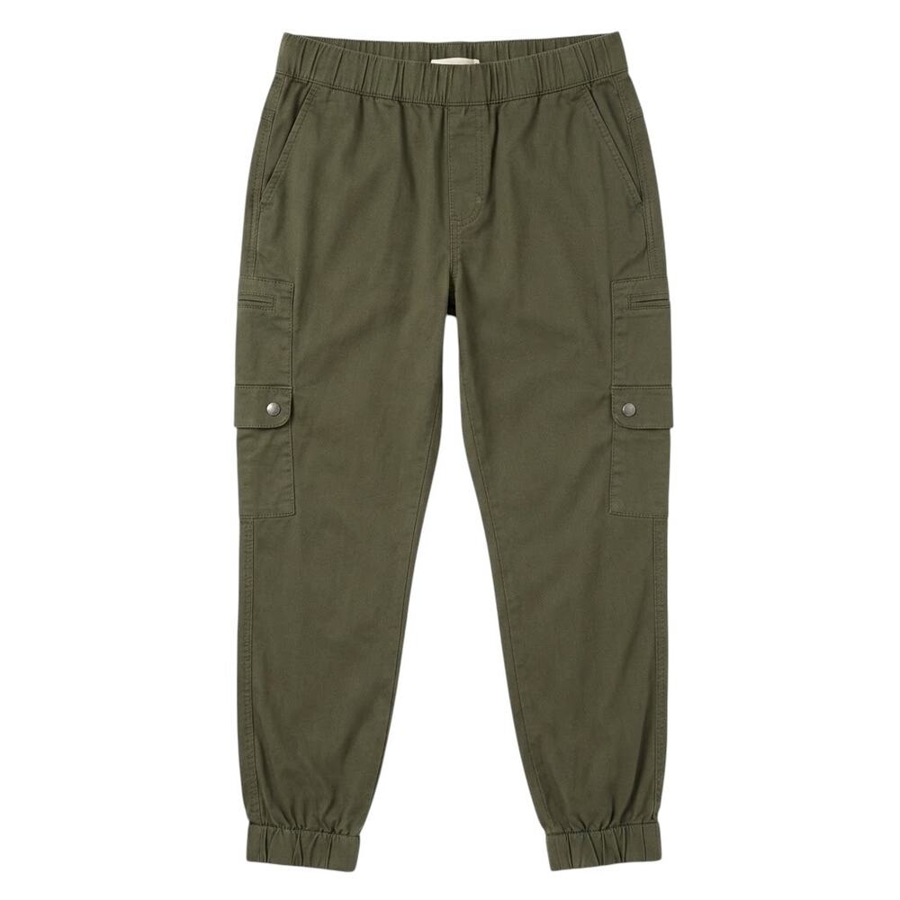 Banana Republic Soft Cargo Tencel Jogger Women's Small Army Green Utility